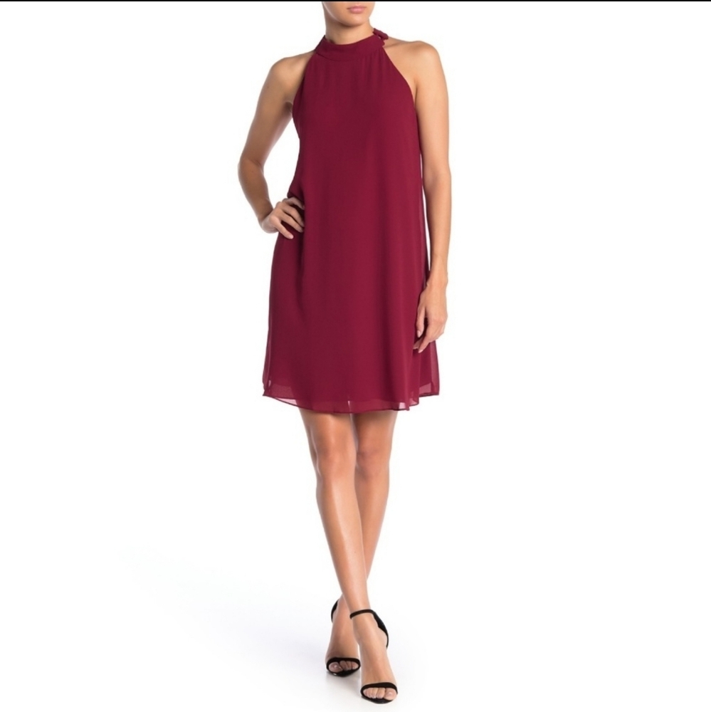 NWT One One Six Racerback Halter Shift Dress S